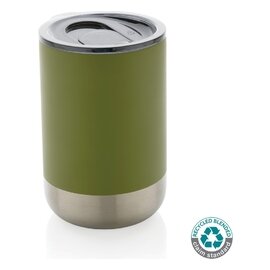 Kubek termiczny 360 ml, stal nierdzewna z recyklingu P433.067