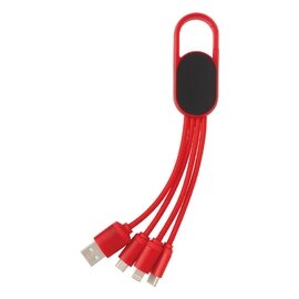 Kabel do ładowania 4 w 1 z karabińczykiem P302.074