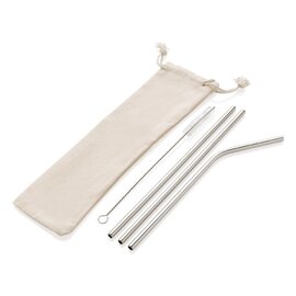 Zestaw 3 słomek ze stali nierdzewnej P269.572