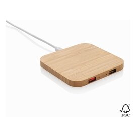 Bambusowa ładowarka bezprzewodowa 5W P308.149