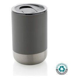 Kubek termiczny 360 ml, stal nierdzewna z recyklingu P433.062