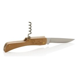 Drewniany, wielofunkcyjny nóż składany, scyzoryk P414.019