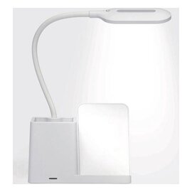 Lampa biurkowa ze stacją ładującą LIGHT & CHARGE, biały 56-1107379