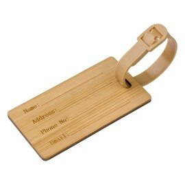 Bambusowa zawieszka do bagażu V1239-16