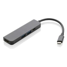 Hub USB 3.0 i USB typu C Terra, wejście HDMI 4K, RABS P308.652