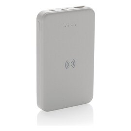 Power bank 5000 mAh, ładowarka bezprzewodowa 5W P322.623