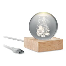 Świąteczna kryształowa kula LEDCX1541-40