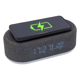 Ładowarka indukcyjna z lampką Richi, czarny R22124.02