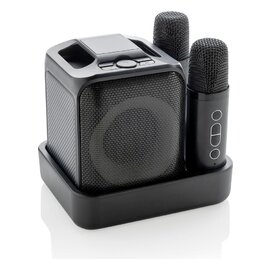 Zestaw do karaoke Singvibe, głośnik bezprzewodowy i dwa mikrofony P331.0601