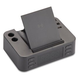 Budzik z ładowarką indukcyjną CLOCKI 09172-02