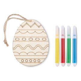 Drewniany zestaw do malowania jMO2501-40