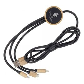 Kabel 3w1 z podświetlanym logo długi 120 cm EG059113