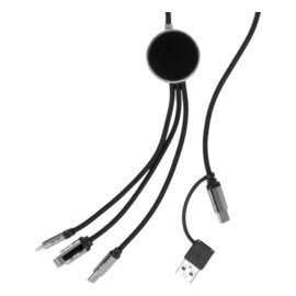 Kabel 4w1 z podświetlanym logo długi 120 cm EG058803