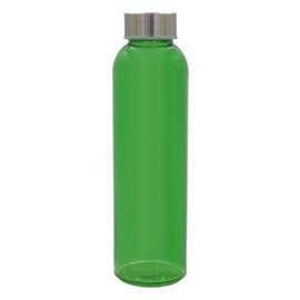 Kolorowa, szklana butelka Aqua Kuba 500 ml, zielony R08176.05