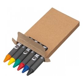 Kredki świecowe 6 kolorów 14464mc