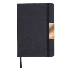 Notes A5, w oprawie z materiału RPET, Westminster, czarny R64023.02