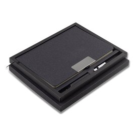 Notes z długopisem w pudełku Plata, czarny R17018.02