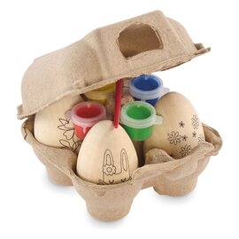 Zestaw drewnianych jajek do malMO2563-40