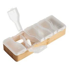 Bambusowe pudełko na tabletki SORTED. 56-0402800