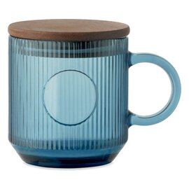 Kubek szklany prążkowany 300ml MO2752-23