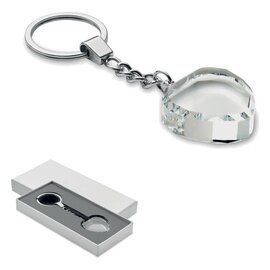 Szklany brelok serce      MO2658-22