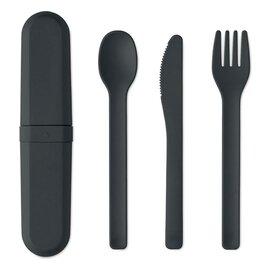 Zestaw sztućców w etui z PLA  MO2743-03