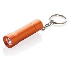 Brelok do kluczy z aluminium z recyklingu, latarka Flash P514.0408