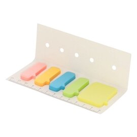 Zestaw do notatek ze zrecyklingowanych kartoników po mleku, karteczki samoprzylepne, linijka VA644-02