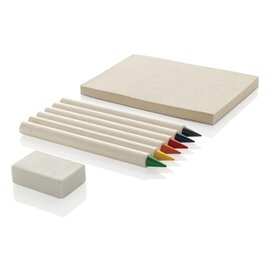 Zestaw kredek, notatnik Micki P611.3603