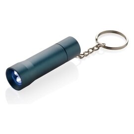 Brelok do kluczy z aluminium z recyklingu, latarka Flash P514.0405