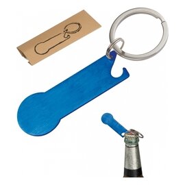 Brelok metalowy otwieracz do butelek z żetonem 9158304