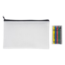 Piórnik do kolorowania Mili, biały R73640.06