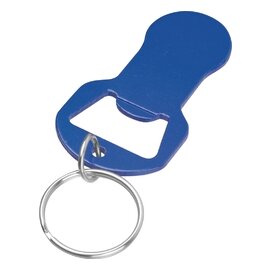 Brelok z otwieraczem do butelek i żetonem do wózka z aluminium z recyklingu OLIWIER 9544504