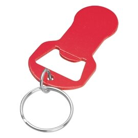 Brelok z otwieraczem do butelek i żetonem do wózka z aluminium z recyklingu OLIWIER 9544505