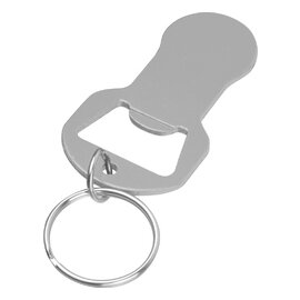 Brelok z otwieraczem do butelek i żetonem do wózka z aluminium z recyklingu OLIWIER 9544507