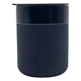 Kubek ceramiczny Caldo 370 ml, granatowy R85322.42