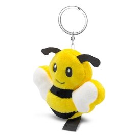 Pluszowa pszczoła RPET, brelok | Miro HE851-08