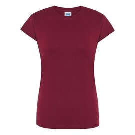 T-SHIRT DAMSKI JHK TSRLCMF145 – BURGUNDY