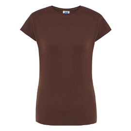 T-SHIRT DAMSKI JHK TSRLCMF145 – CHOCOLATE