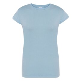 T-SHIRT DAMSKI JHK TSRLCMF145 – SKY BLUE