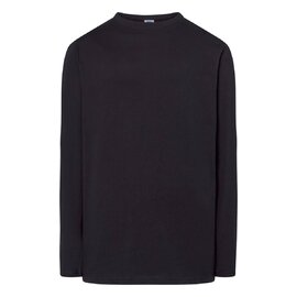 T-SHIRT MĘSKI Z DŁUGIM RĘKAWEM TSRA150LS - BLACK