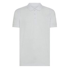 POLO MĘSKIE JHK ULTRAFIT Z ELASTANEM BS202 – WHITE