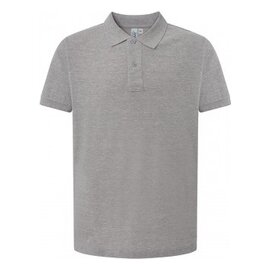 POLO MĘSKIE PREMIUM JHK PORA240 – GREY MELANGE