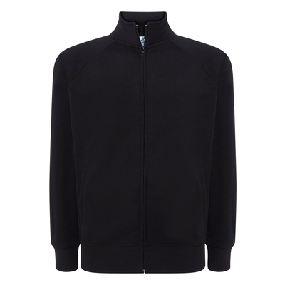 FULL ZIP SWEATSHIRT BLACK
