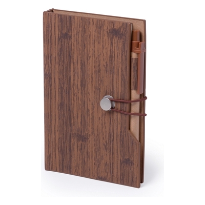 Zestaw do notatek, notatnik ok. A6, karteczki samoprzylepne, długopis V2945-16