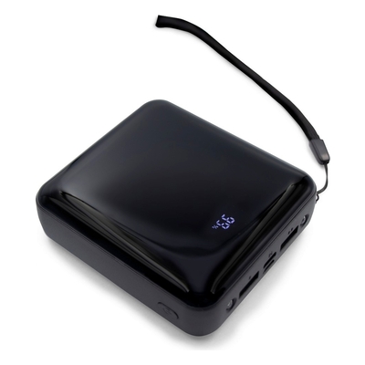 Power bank 10000 mAh, 3 kable do ładowania w komplecie | Tim V0903-03