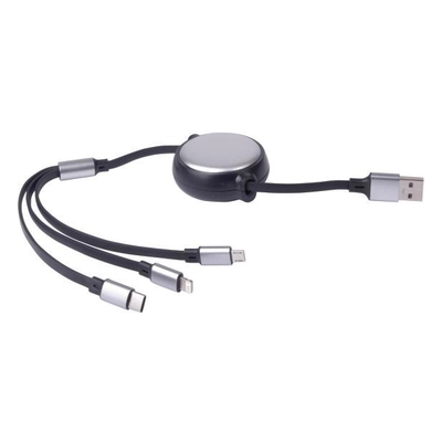 Kabel ładujący RETRACT, czarny 56-1107291
