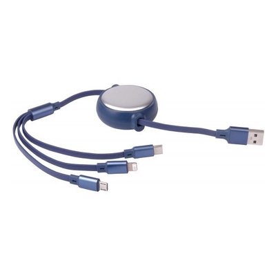 Kabel ładujący RETRACT, niebieski 56-1107292