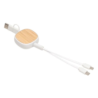 Kabel ładujący ROLL ON, biały, brązowy 56-1107380