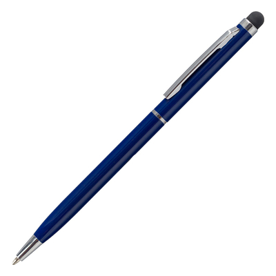 Długopis aluminiowy Touch Tip, granatowy R73408.42